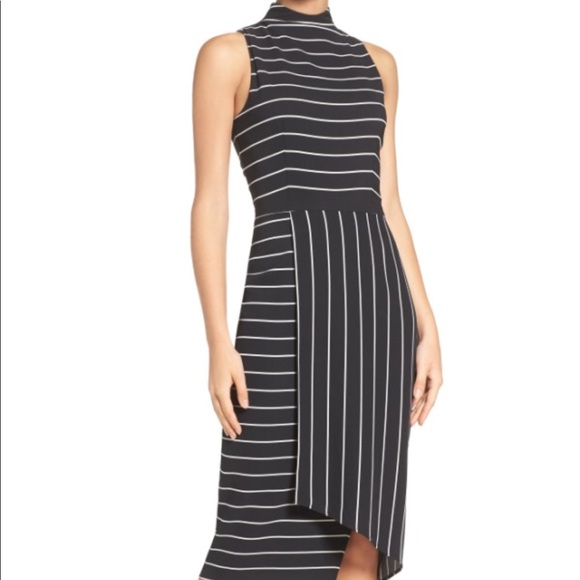 Cooper St. Dresses & Skirts - NWT-Cooper St. Black and White Stripe Dress